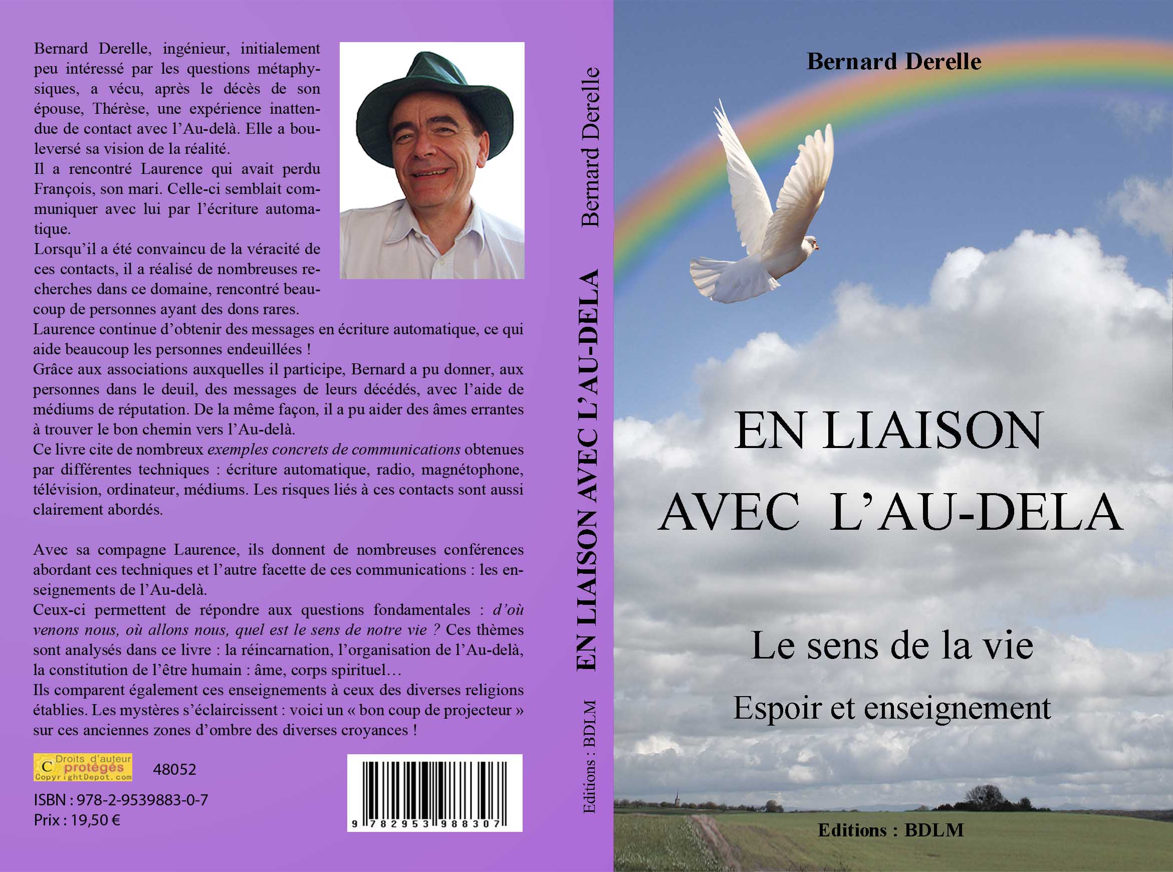 couverture livre en liaison avec l'Au-del