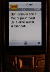 Image reconstitue du SMS